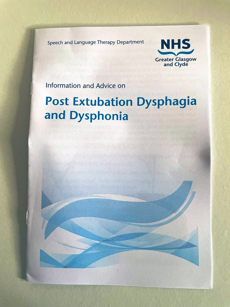 SLTLauren1's tweet photo. Very pleased to debut our new SLT advice leaflet at @Criticalcarerah InS:PIRE clinic this afternoon! 🏥 It’s great to have specific written information about voice/swallow linked to intubation and ICU specific challenges 🗣️ giving myself and @FionaZycinski a pat on the back 🙌🏼 https://t.co/atyDl1uPP1