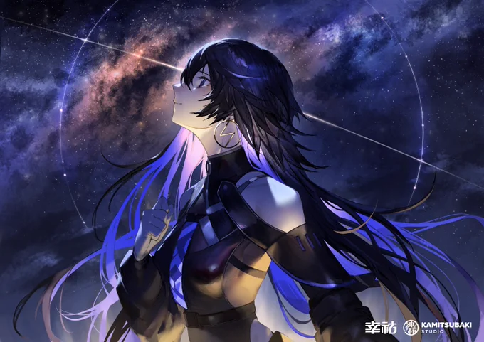 【歌ってみた】あなたの夜が明けるまで / covered by 幸祜      動画用イラスト担当しました #幸祜 #KAMITSUBAKI_STUDIO