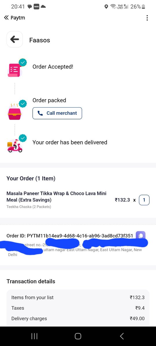 Disha17769559's tweet photo. @anshoo you should work on your ondc website and customer care through which you are cheating the people.  I ordered from your site and delivery boy refused to order because it was showing different address from his side. Called customer care and this what they did https://t.co/CRHt79XGUC
