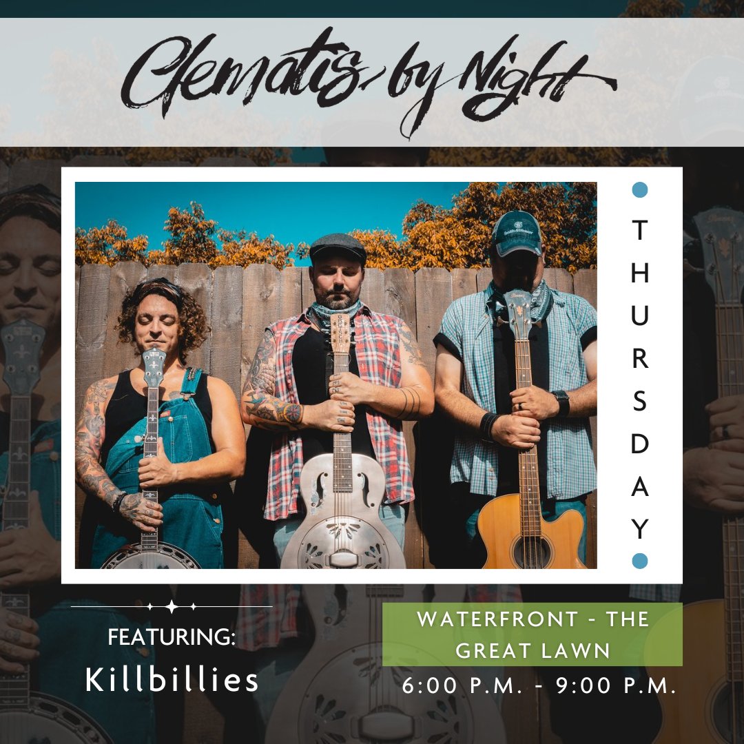 thecityofwpb's tweet photo. Get ready to kick up your boots Thursday, June 29 from 6 - 9 p.m. at Clematis by Night as we bring you the electrifying sounds of the Killbillies! 🎵🤠
This is also your LAST chance to attend The Mini, and you won't want to miss it! 🌟🛍️ #ClematisByNight #Killbillies #TheMini https://t.co/rqlMQVphdh