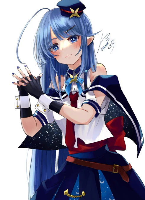 清書しました 美少女俺