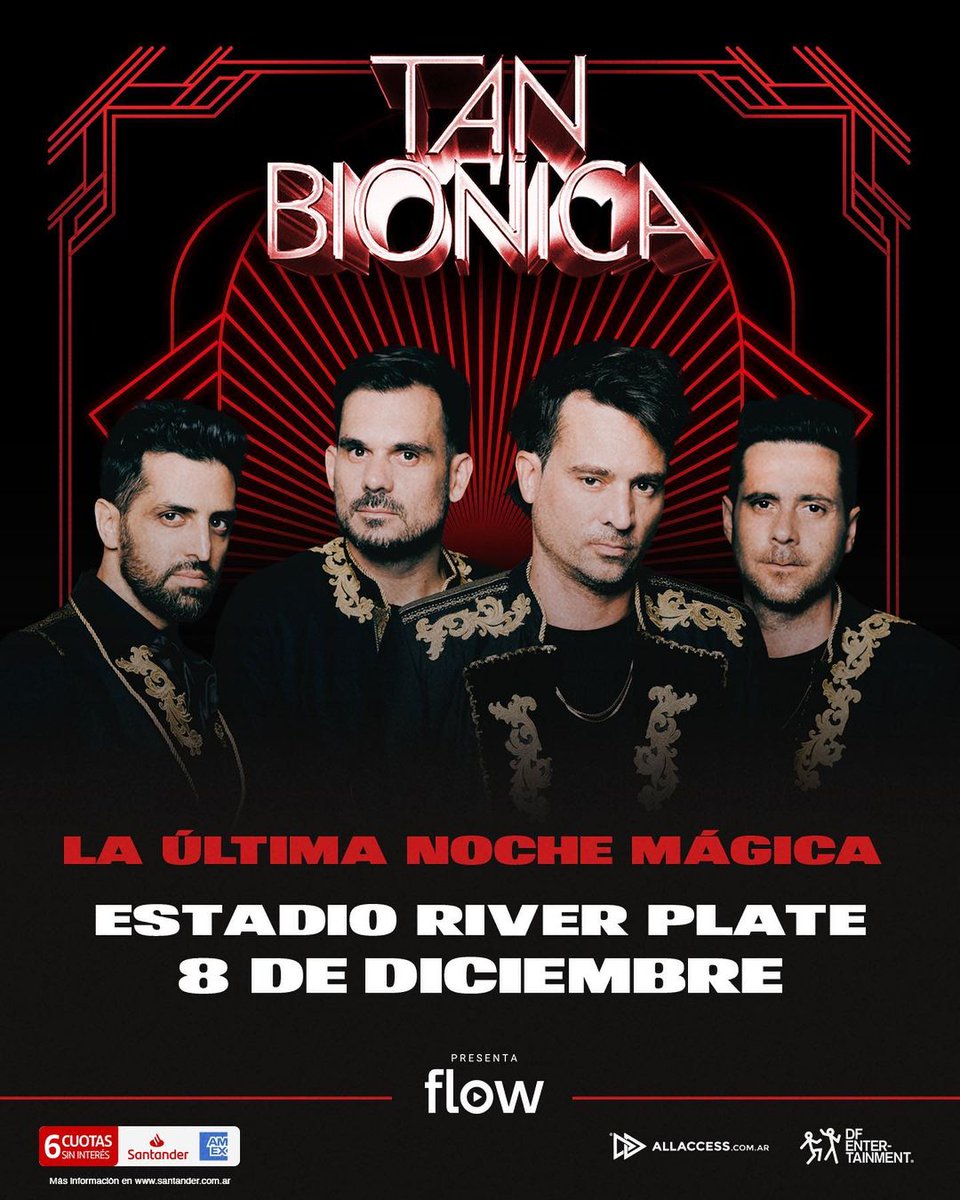 porquetendencia's tweet photo. "Tan Biónica":
Porque se presentará en River el 8 de diciembre https://t.co/8aOt2Qtne7
