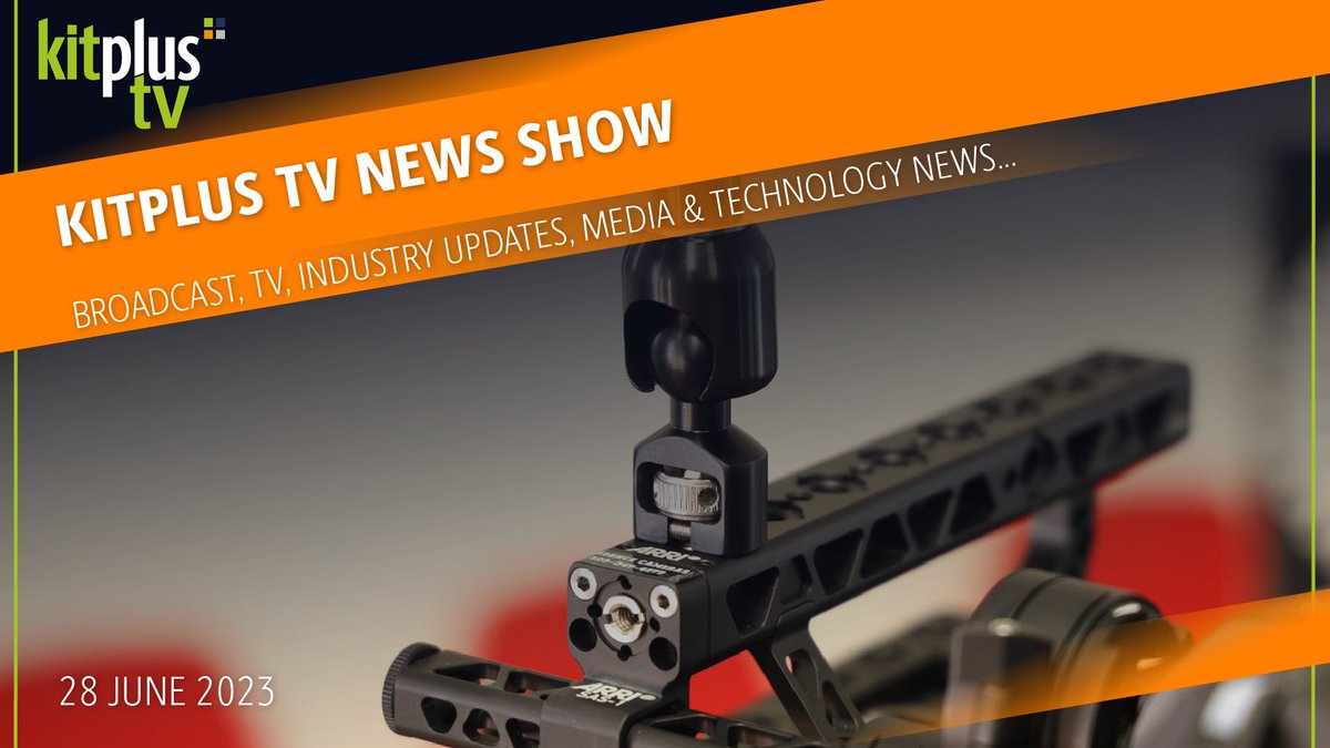 kitplusuk's tweet photo. In this week’s #KitPlusTV News we talk about the latest #industrynews and what's been going on in the #KitPlus press room, as well as looking at our first #KitPlusShow of the year that took place on the 22nd of June. Take a look here - https://t.co/PzQF9SqoJN #Broadcast #Media https://t.co/185cmSeBCm