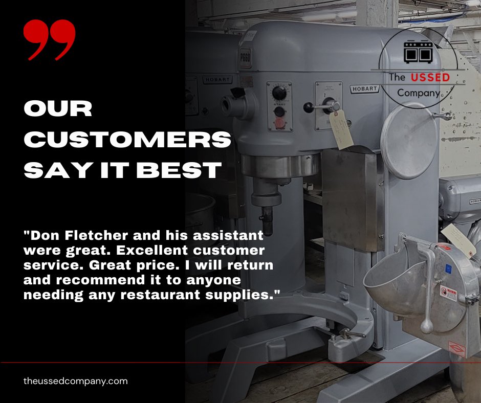 USSEDCo's tweet photo. We are all about YOU! As a family-owned company, nothing is more important than your long term satisfaction.
__
#USSEDReviews #TopRatedUSSED #USSEDCompanyReviews #5StarGoogleReviews #Restaurant #RestaurantEquipment https://t.co/6Jg1OkvA4g