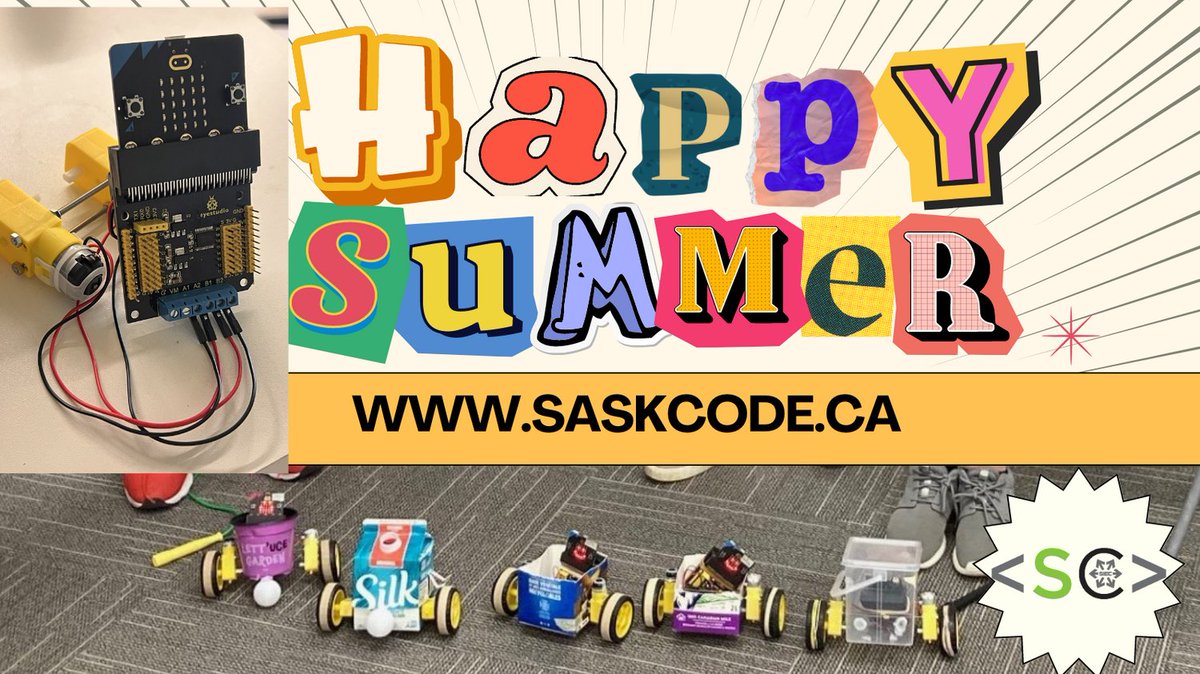 SaskCode's tweet image. Ms. Lajeunesse and her Ss displayed top-notch #STEM, problem-solving, and creativity skills while designing/ #coding their #micro:bit recycle racers. They extended their learning in many ways. Great way to end the school year!!! @GSCSNews @StoonPubSchools @ISED_CA #Edchat #Edtech