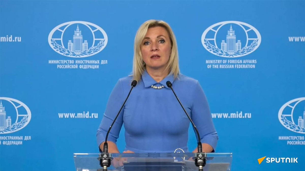 #Zakharova: De-escalation of the situation in #NagornoKarabakh would be facilitated by the complete unblocking of the #LachinCorridor. #Moscow is concerned about the increasing number of armed incidents and violations of the ceasefire regime in Nagorno-Karabakh. 1/2