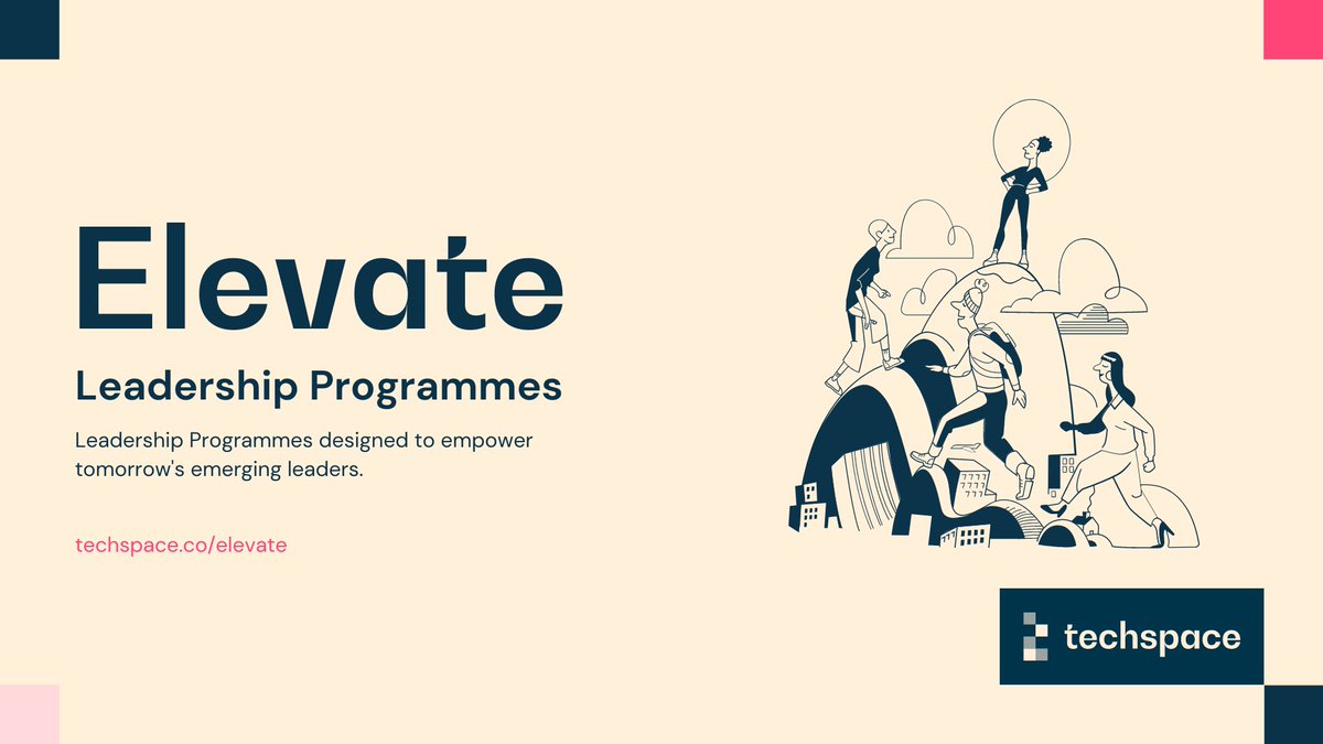 Join Elevate, our series of leadership programmes for ambitious new #managers and senior #leaders across high-growth tech teams. 

Cohorts start this September, with limited spaces left!

Learn more: techspace.co/programming/el…