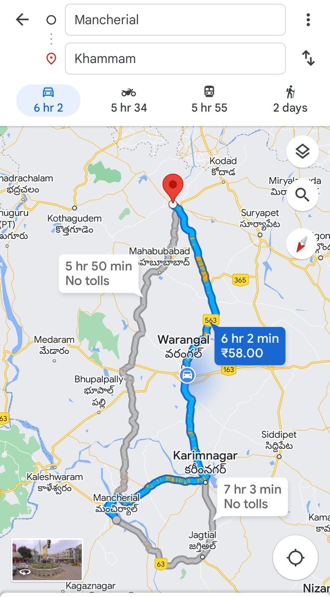 #Warangal #KFC is the only stop on my way to #Khammam 😂🍗🍗

#Mancherial ➡️ #Karimnagar ➡️#Warangal ➡️ #Khammam (290Km*)