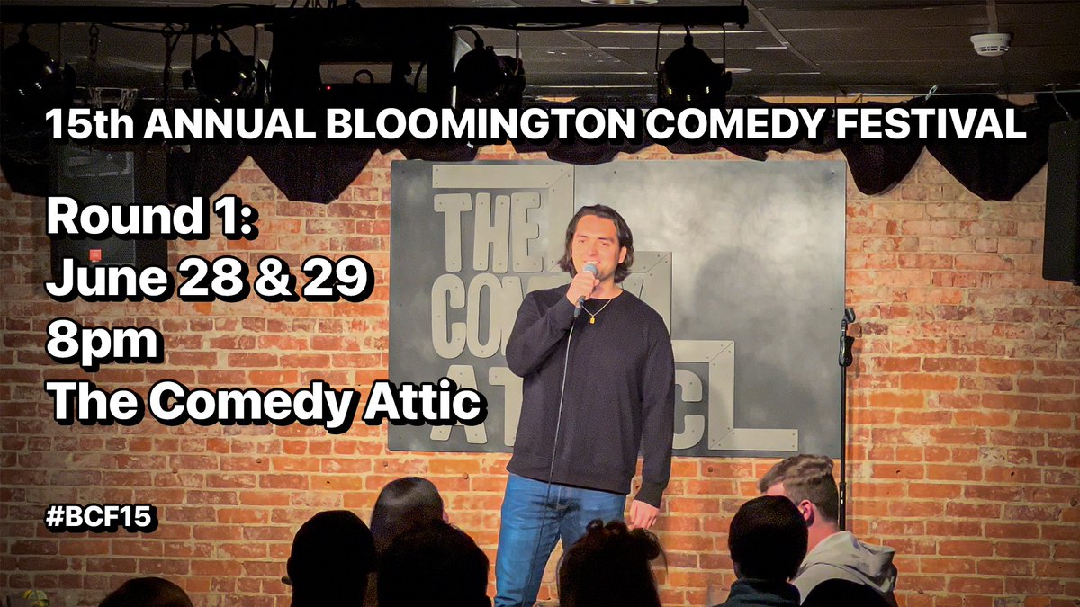 SohileAli's tweet photo. If you're in Bloomington tonight/tomorrow I will be at The Comedy Attic for #BCF15! Grab your tickets here: https://t.co/FmizEYdtHh
(and don't forget I love ya) https://t.co/piQT8qi7Nm