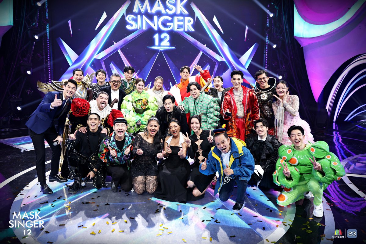 mask_singer's tweet photo. 🎭 #MaskSinger12 ขอบคุณทุกกระแสการตอบรับในการกลับมาของจักรวาลหน้ากากซีซั่นที่ 12 อัดเต็มทุกโมเมนต์แห่งความสุข ภายใต้หน้ากากต่างๆ ซ่อนตัวตนที่แท้จริงผ่านเสียงร้อง ให้ทุกคนได้ค้นหา แล้วเจอกันใหม่อีกครั้ง!
#MaskSinger12Final #Workpoint23 #Workpoint https://t.co/6z2b5yhaQ4