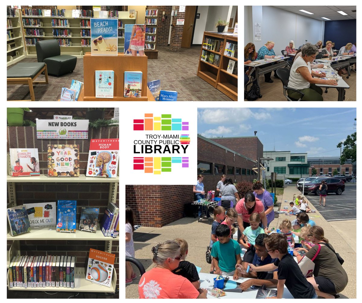 TroyMiamiCtyPL's tweet photo. Have you ever wondered how many books get checked out at the library? #TMCPL
• 161,156 items were checked out before we opened today.
• 58,872 digital items were checked out through May 31. https://t.co/llMvXytff8