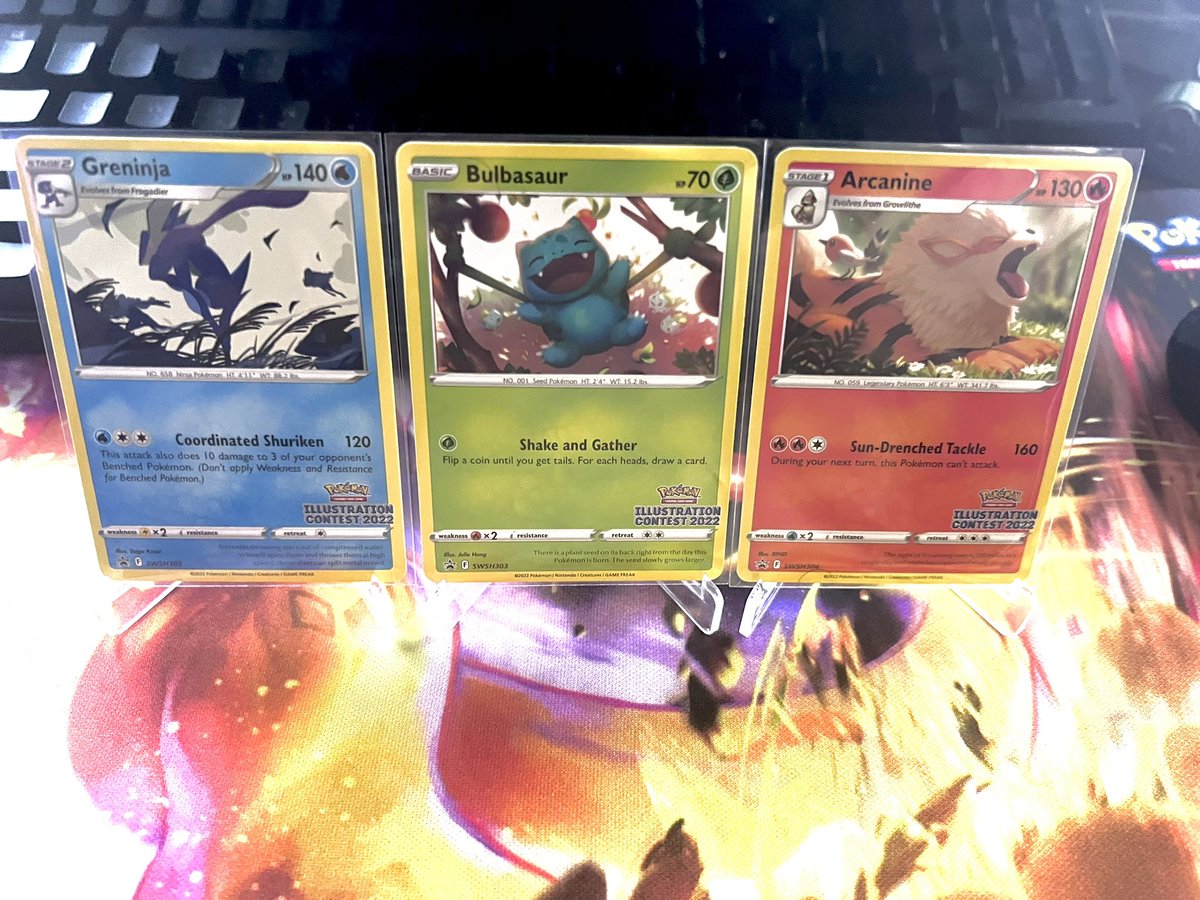 elmonkeytcg's tweet image. #promocards Pokémon illustration contest 2022