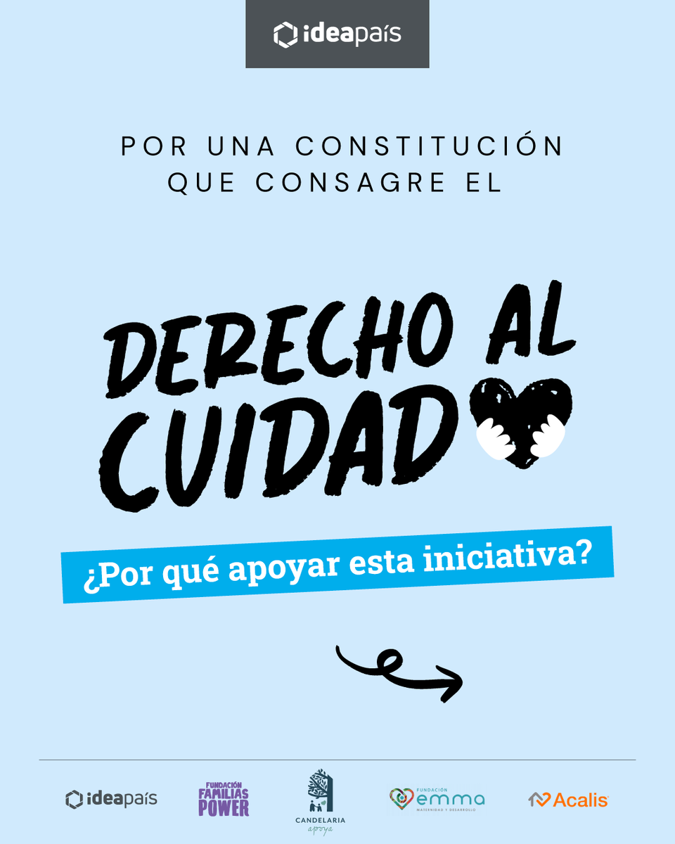 ideapais's tweet photo. 🌍 ¡Por una Constitución que consagre el derecho al cuidado!  Únete a la iniciativa popular de norma y se parte del cambio que necesitamos.📜 
🖋️ ¡Tu firma es crucial para lograrlo! Únete a nuestra causa y apoya esta importante iniciativa popular de norma. https://t.co/noCcioofcJ https://t.co/o6yzFLNtEG