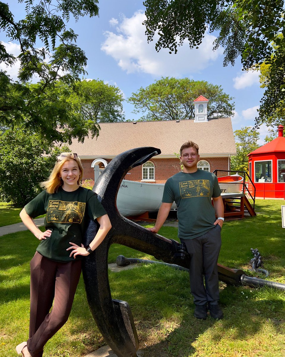 Celebrate the 45th Annual Canal Days Marine Heritage Festival with the official new T-shirt! Availability in the gift shop open daily 12:00-5:00pm for $30.00 (XS-3XL) 

Sponsored by local business Bell Marine and designed by artist Stephen Brûlé!