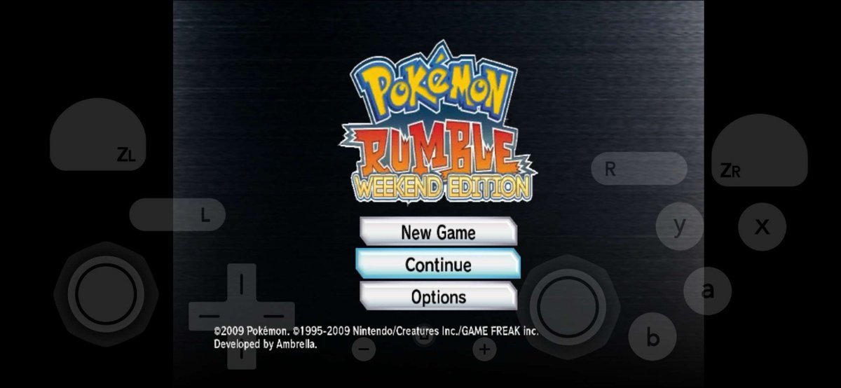 wynndawnstrider's tweet photo. TIL I can run @TheAbsol 's rumble weekend edition on my new phone (along with some other GC/Wii games but who cares about those right?) https://t.co/mc8RB4FrkJ