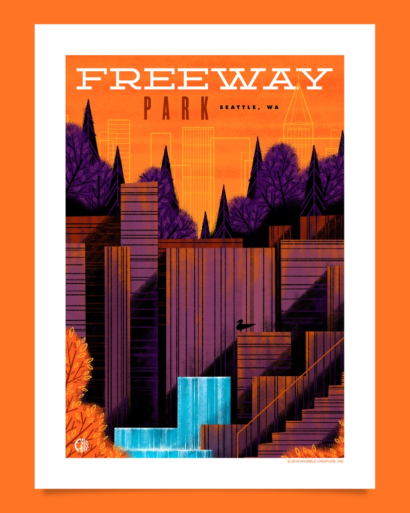 icreature's tweet photo. #FreewayPark, officially known as Jim Ellis Freeway Park, is a 5.2-acre urban park in #Seattle.

Located between 6th &amp; 9th Avenue, this park is a space where locals, tourists &amp; everyone alike can come together to enjoy the social elements of a #citypark. 
https://t.co/XWjLzKViVR https://t.co/0vykYDbBRU