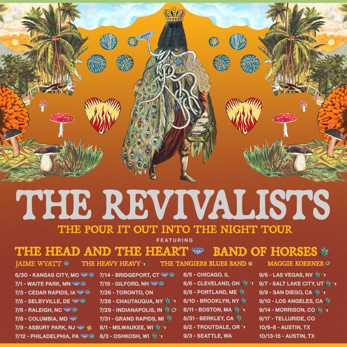 therevivalists's tweet photo. We've got a few more exciting announcements to share before we hit the road this Friday with @headandtheheart and @jaimewyattmusic! We're bringing the legendary Tangiers Blues Band to the sold-out show in Asbury Park on July 9th, plus our friend @MaggieKoerner will be joining us in Indianapolis later this summer. Tickets are moving fast so grab yours now and we can't wait to see you all real soon!

All shows 👉🏻 https://t.co/o0gadeQ3KH