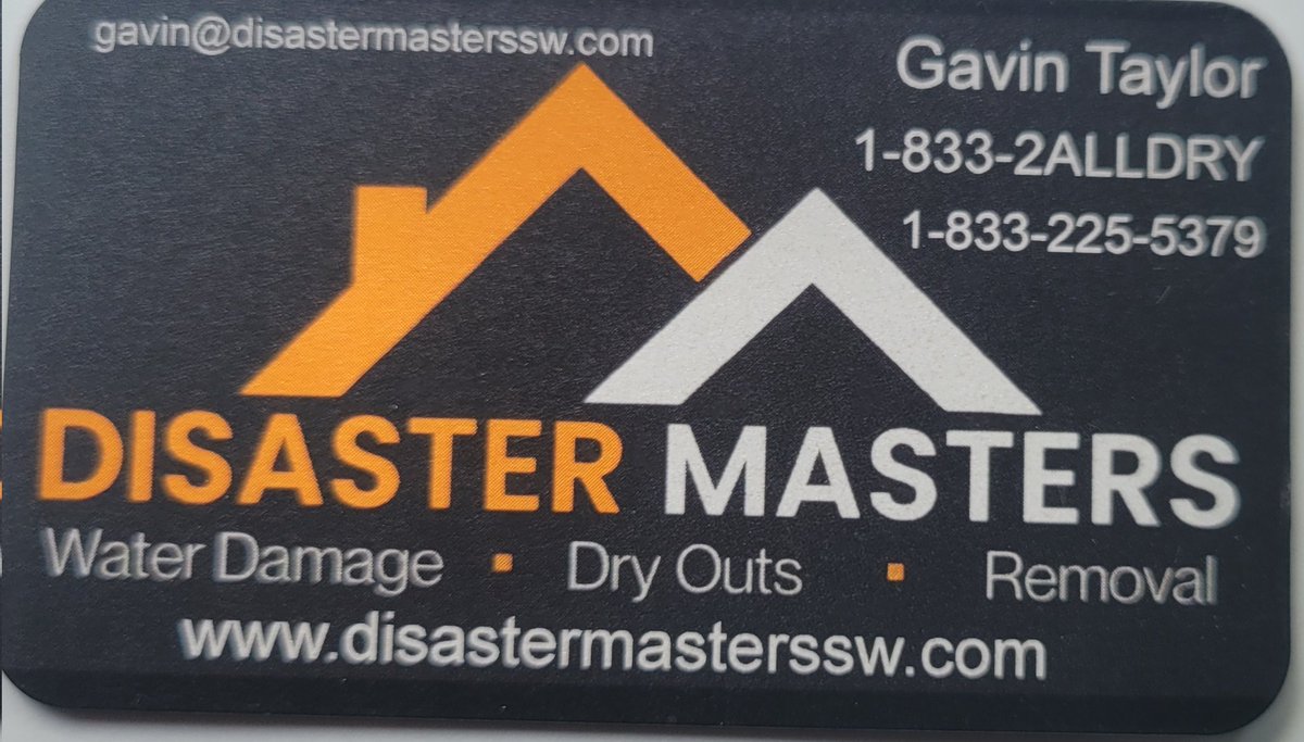 For all your water mitigation needs.  In and around Houston.  Give me a call.
#disastermastersw #flooding