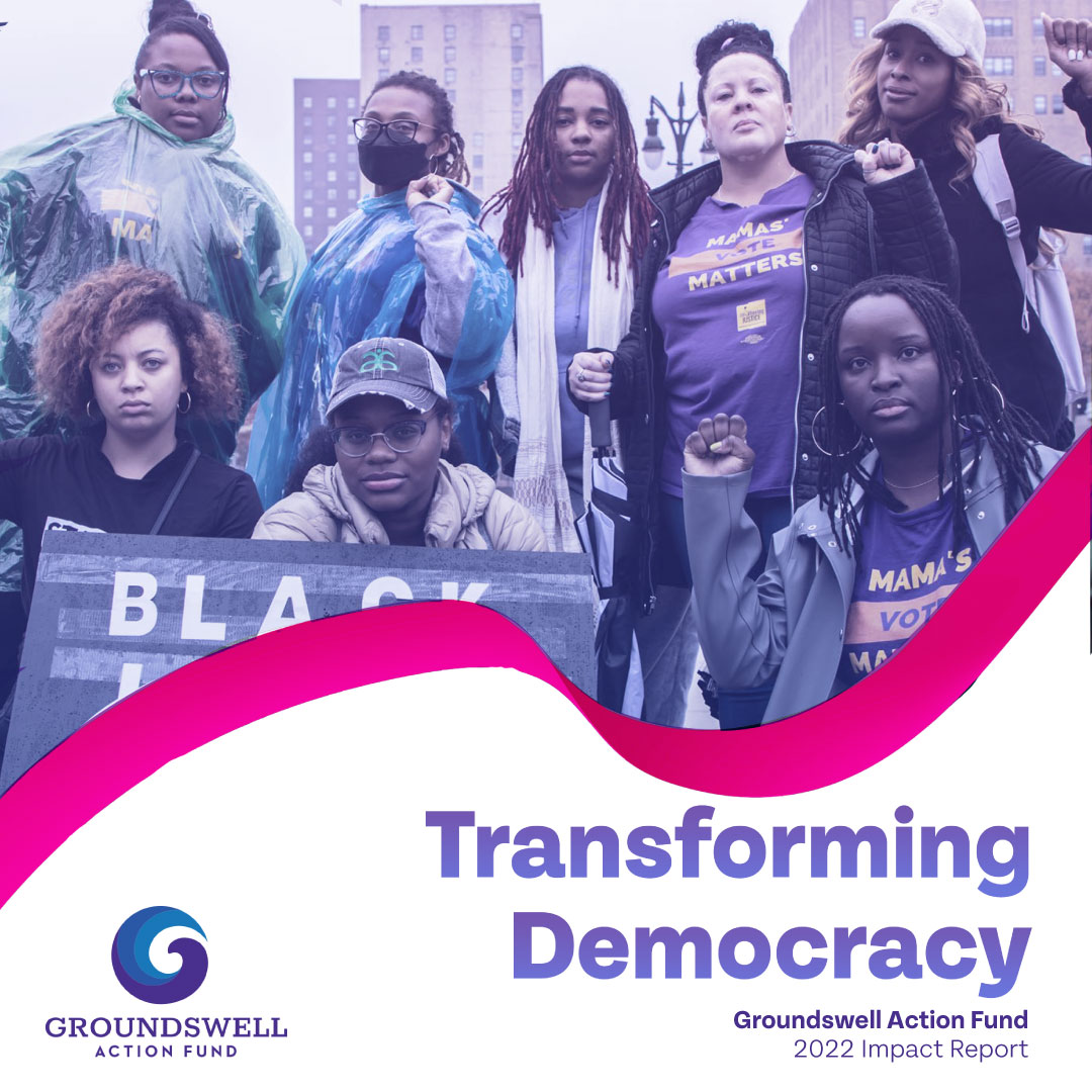 As we reflect on the anniversary of the overturning of Roe v. Wade and prepare for the 2024 electoral season, we're doubling down on our commitment to boldly invest in the Reproductive Justice Movement.

Read our 2022 Impact Report to learn more: 
groundswellactionfund.org/updates/2022-i…