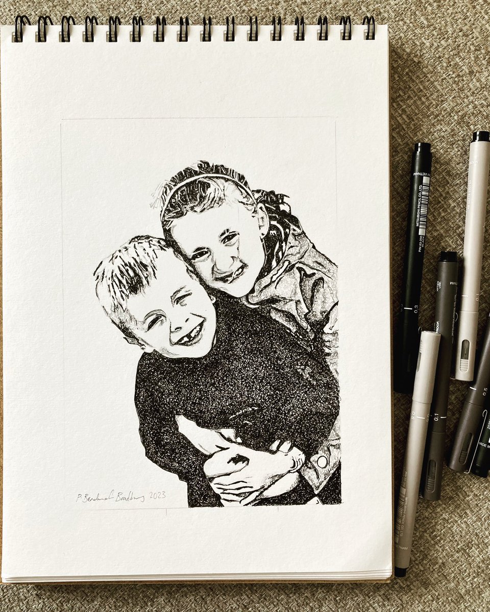 pbb_studio's tweet photo. Portrait for a friend (0.1 Unipin ink on cartridge paper). 

Drawing people is fun. I always feel I know someone better after drawing them, it’s like seeing more more of their soul or something 🤷🏻‍♀️ #WomensArt #portrait https://t.co/sAoDMmNKlS