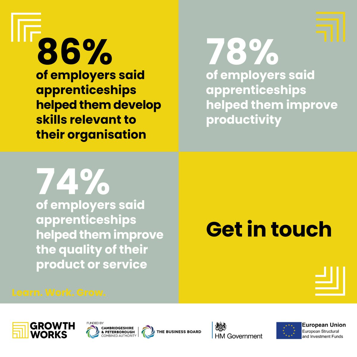 Think you know apprenticeships? Think again.

Find out how our team can support you with your apprenticeship journey  - bit.ly/3tOLGiD