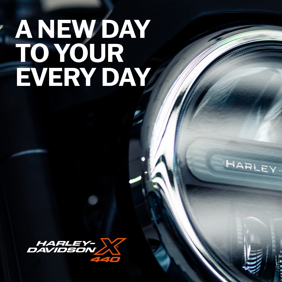 HeroMotoCorp's tweet photo. We are just 5 days away from the launch of the Harley-Davidson X440.
#EverythingWillChange
All pictures shown are for illustration purposes only. Actual products may vary.
#X440 #HD440 #HarleyDavidson #HarleyDavidsonIndia #HD120 #HDIndia #HeroMotoCorp https://t.co/4qNUW0x71S
