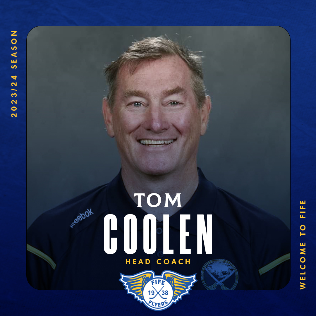 FifeFlyers's tweet photo. 📰 𝗙𝗟𝗬𝗘𝗥𝗦 𝗖𝗢𝗡𝗙𝗜𝗥𝗠 𝗧𝗢𝗠 𝗖𝗢𝗢𝗟𝗘𝗡 𝗔𝗦 𝗛𝗘𝗔𝗗 𝗖𝗢𝗔𝗖𝗛

The Fife Flyers Ice Hockey Club are pleased to announce the appointment of Tom Coolen as Head Coach for the 2023/24 season.

🔗 Read more: https://t.co/4iatUgSTQ4 https://t.co/8p3NA52mnI