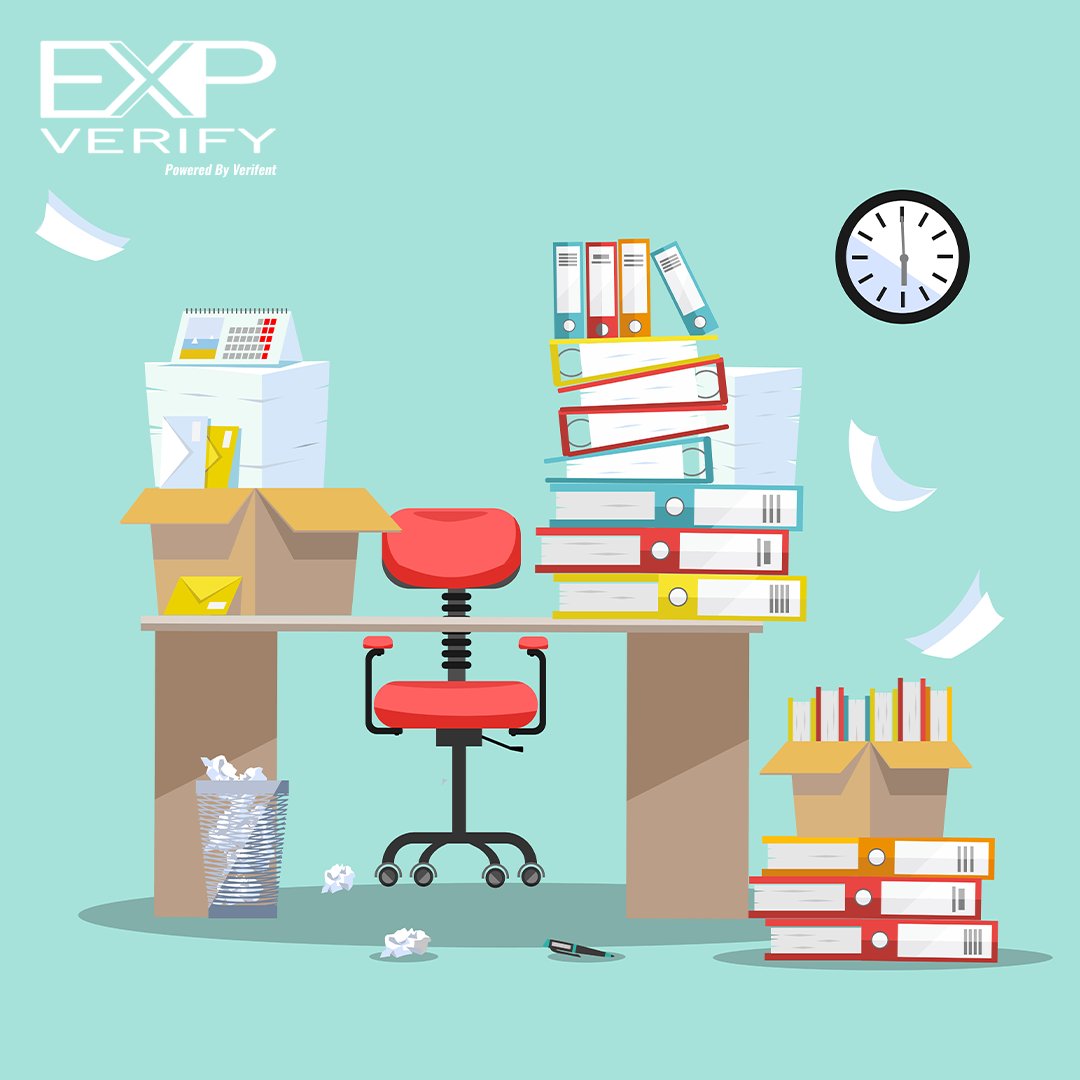 verifent's tweet photo. Tired of keeping up with paper-based forms? EXP Verify is your solution! Our process streamlines Experience Verifications, eliminates paper and keeps your records stored for easy access. https://t.co/Rqwio5t8QC https://t.co/OS3QY1AY4R