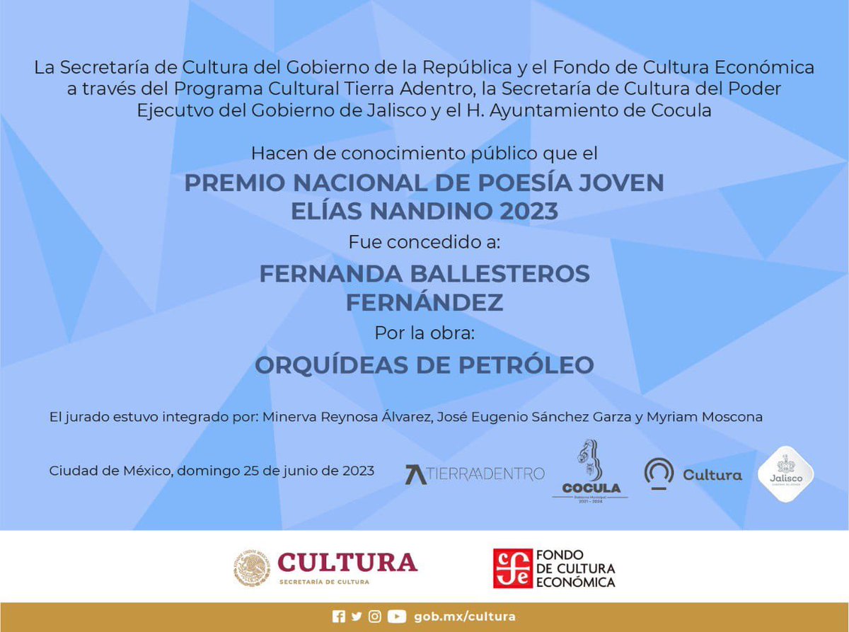 Muchas felicidades a la escritora sonorense Fernanda Ballesteros 🙌