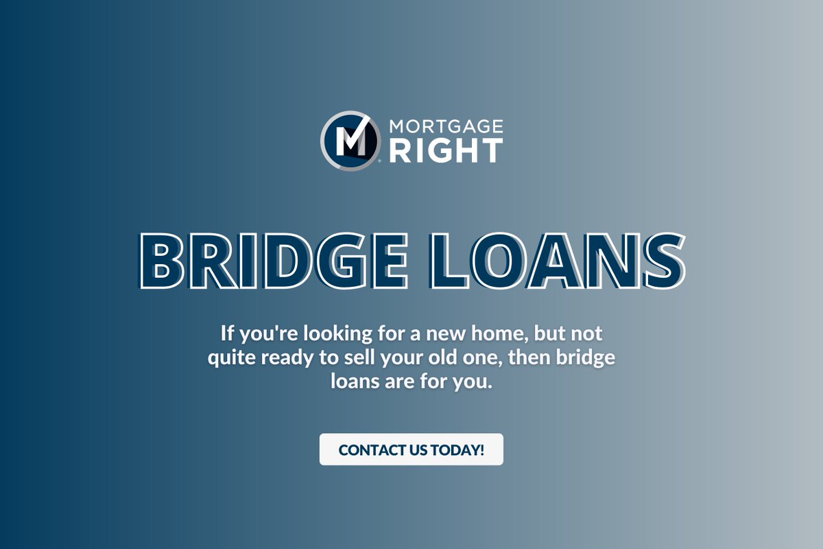 Did you know that MortgageRight offers bridge loans for those looking to buy a new home before selling their current one? Learn more about this option and see if it's right for you. #BridgeLoans #MortgageRight