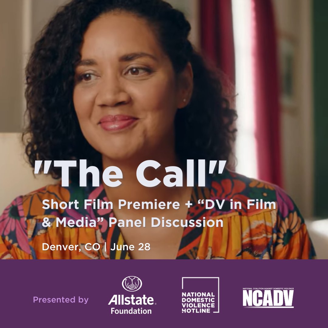 We're excited to premiere our short film, 'The Call,' at the 2nd stop of our 4-city tour: #Denver #Colorado. Presented by the @allstatefdn, the film honors the courage of the 6.4M people served by The Hotline.  

Want to learn more about The Hotline? Visit thehotline.org