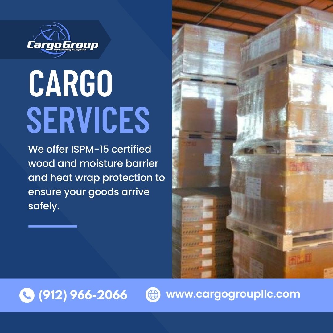 CargoGroupLLC's tweet photo. Protect your cargo with our expert crating and packaging services. We offer ISPM-15 certified wood and moisture barrier and heat wrap protection to ensure your goods arrive safely. #Crating #Packaging #CargoProtection #SavannahPort #GPA #ShippingSavannah #LogisticsSavannah https://t.co/YCk0s2aur1
