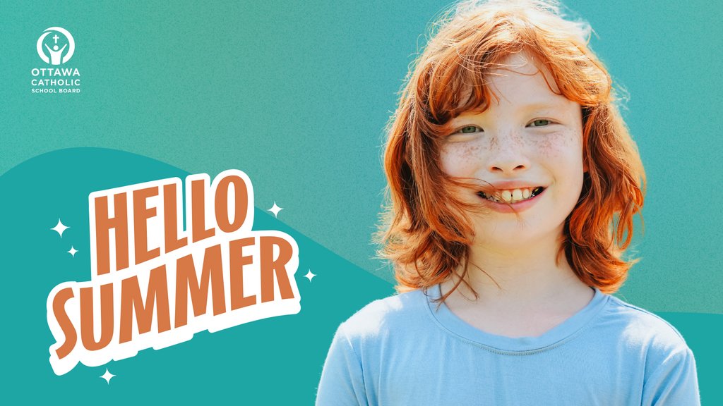 🌞 It's the final day of classes! We wish our #ocsbFamily a wonderful and restful summer break. We look forward to seeing you back in September! #ocsbBeWell #HelloSummer