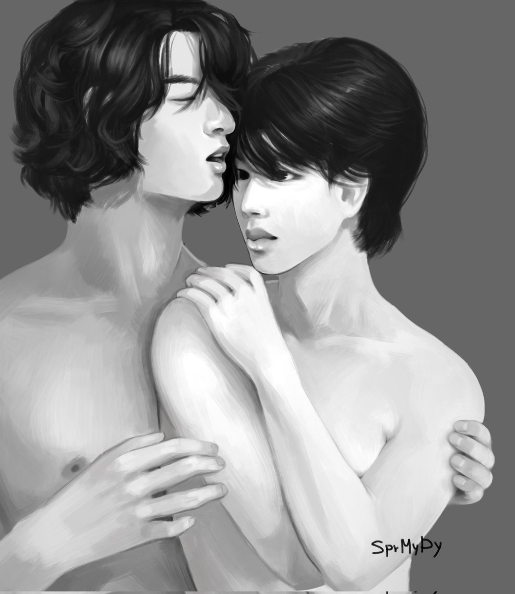 SprMyDy's tweet photo. sun&amp;moon
#btsfanart #jikook https://t.co/p8XPfpC8I2