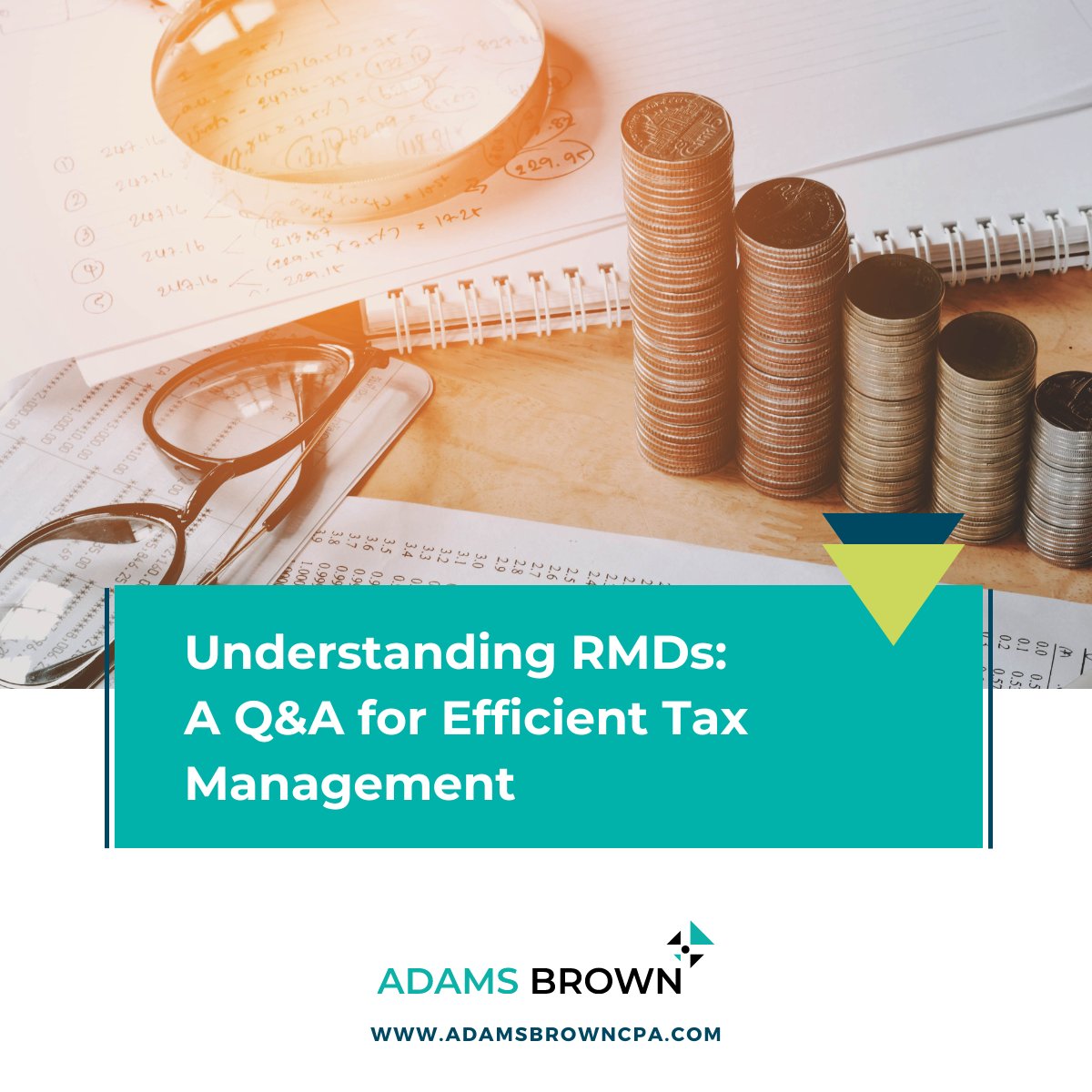 KansasCPAs's tweet image. Learn how to manage RMDs to maximize tax savings in this recent post! From when they must be initiated to the penalties for missing them, understanding the ins and outs of RMDs can impact your #retirementstrategy and #tax situation.  

&amp;gt;&amp;gt; hubs.la/Q01W3T940