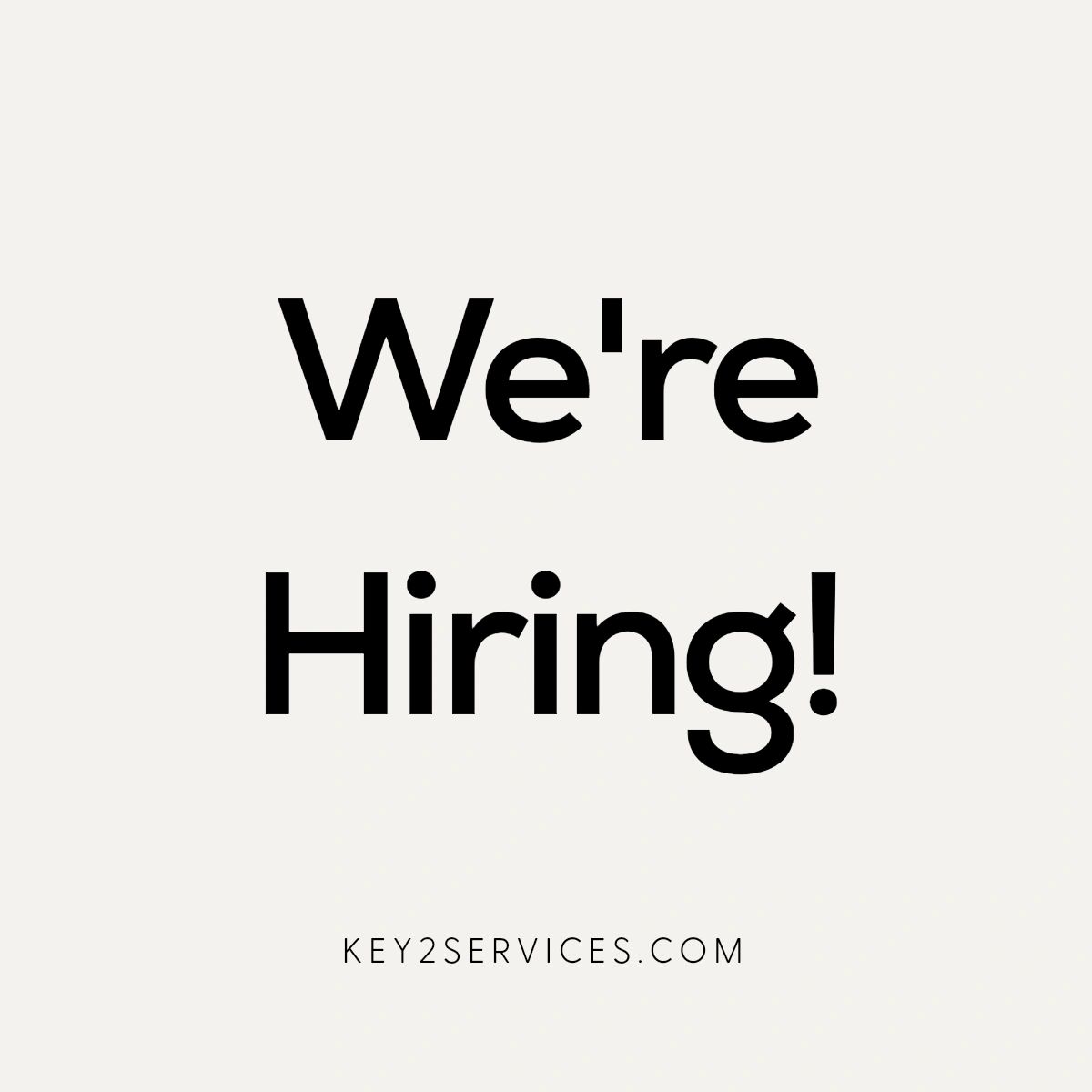 Key2Services's tweet photo. We are actively seeking exceptional members to join our Pro Team at Key 2 Services! Stay tuned for more information on our official launch date. Email us with your info at info@key2services.com. https://t.co/QOn4aAdm9b