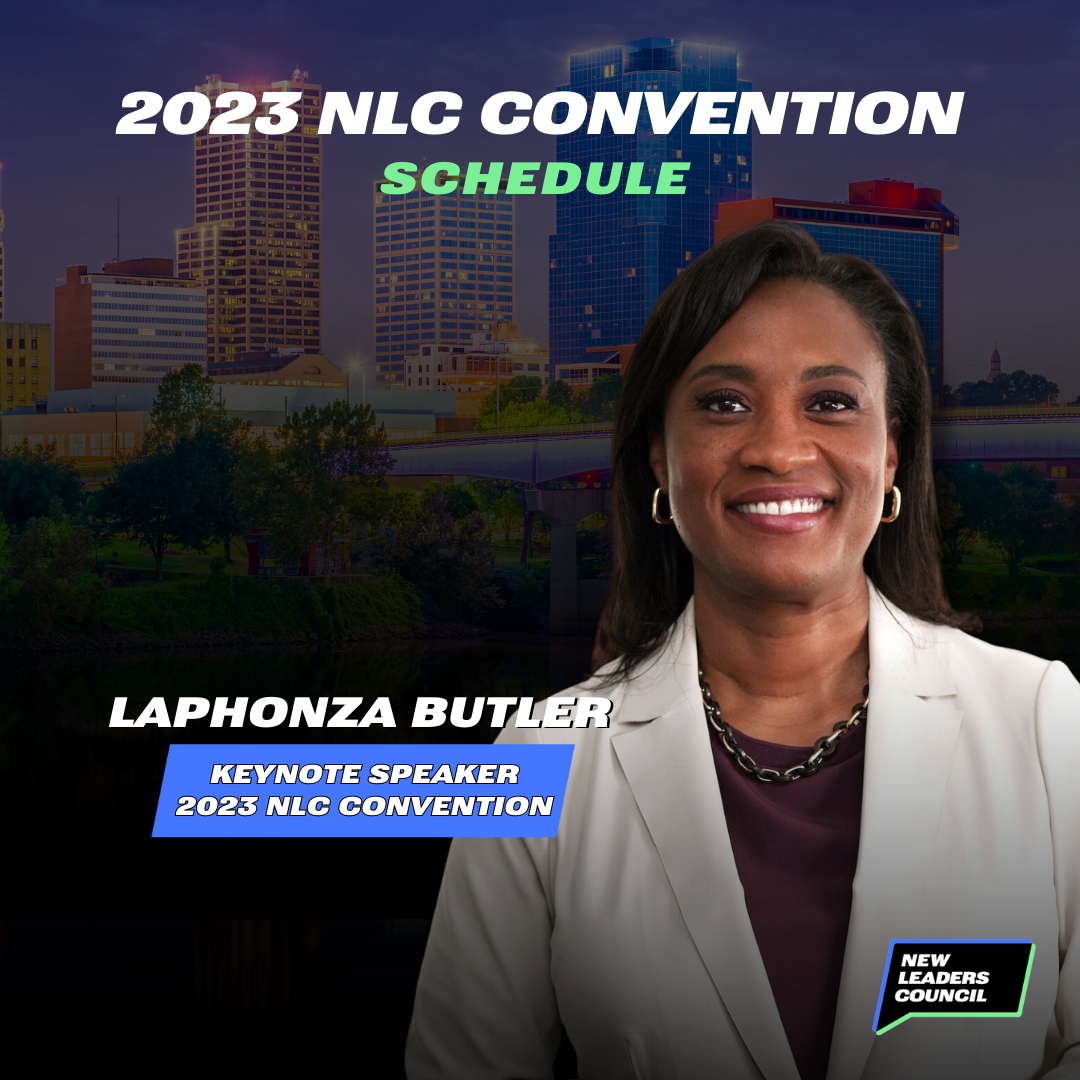 NLC's tweet photo. While final plans and logistics are underway, we wanted to share some times for our upcoming 2023 NLC Convention!

See you all soon. ✨

#nlcconvention #newleaderscouncil #nlc #convention #littlerock https://t.co/Um8XZBhONi