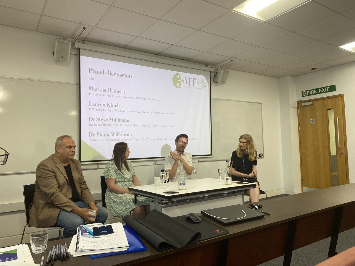 Congratulations <a href="/hannah_ej/">Hannah Elisabeth Jones</a> for winning both the Judges’ and the People’s Choice Awards at this year’s <a href="/3MT_official/">Three Minute Thesis</a> competition organised by @ManMetPGR <a href="/ManMetUni/">Manchester Metropolitan Uni</a> and well done <a href="/IredaleMacleod/">Joe MacLeod-Iredale</a> — I also enjoyed being part of the panel as the 2021 Judges’ Choice Winner.