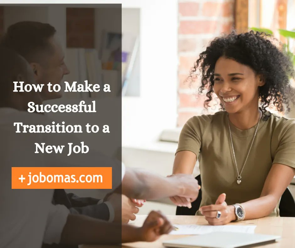 Embarking on a New Chapter: Discover the Keys to a Successful Job Transition 🚀✨ 

Click here: buff.ly/3po22je to learn more about making your transition a success 
.
.
.
#NewJobSuccess #CareerGrowth #Jobomas #Tips #JobTip #JoboTip