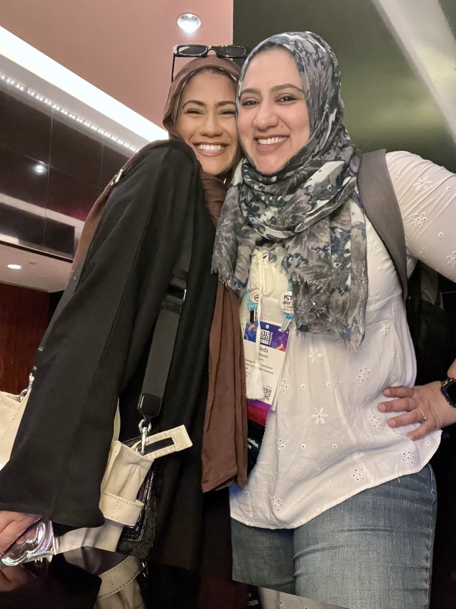 Eid Mubarak 💖 #EidAlAdha2023
Attending/presenting at #ISTELive &amp; celebrating Eid. 1 of 2 big holidays for Muslims. Thankful that my daughter &amp; family joined me.
🚨SPECIAL REQUEST @ISTEofficial and all PD designers: please consider big holidays for all when planning events🙏🏼