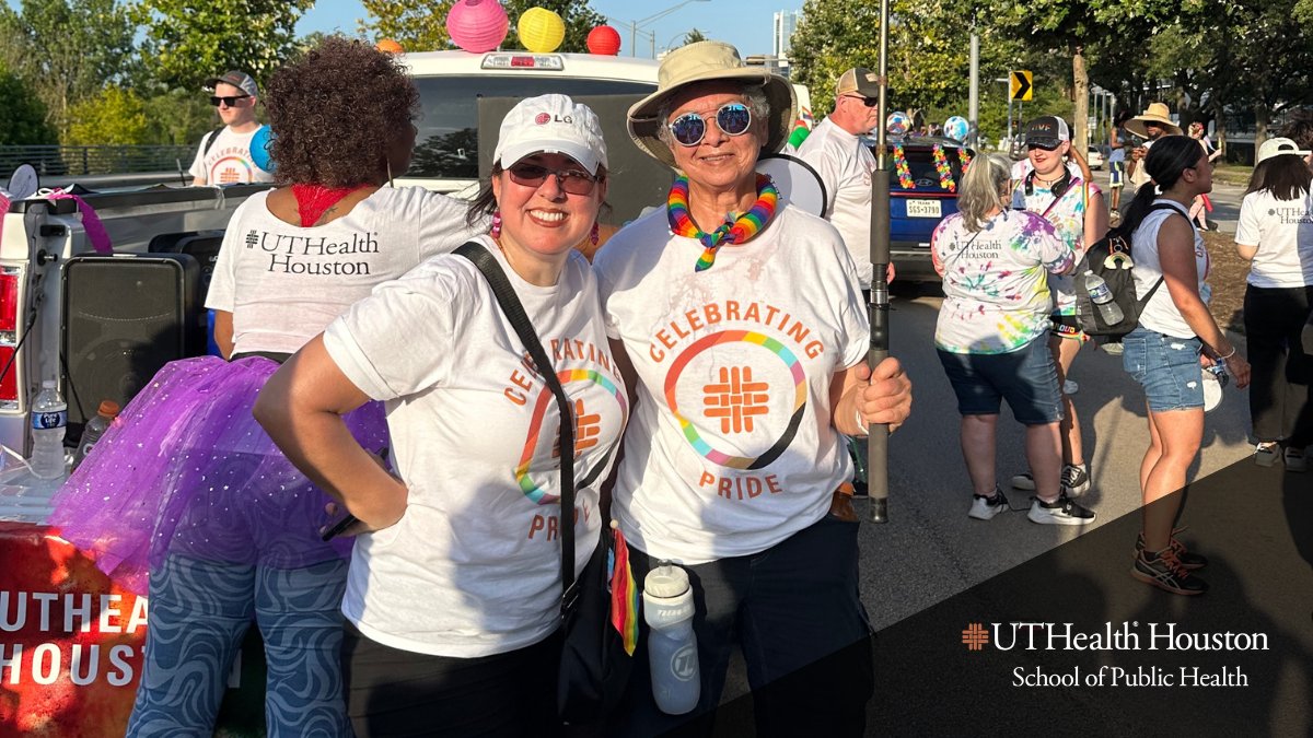 UTHealthSPH's tweet photo. Happy #Pride! Our faculty, staff, and students joined the Houston Pride Parade and celebrated our inclusive communities with music, dance, and cheers. https://t.co/CGiaU2Islg