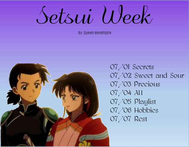 QWerempire's tweet photo. Julio esta a la vuelta de la esquina al igual que la semana Setsui. Aquí les dejo los prompts de nuestra pareja favorita de cazadores de demonios.
#setsui #hisuna #せつ翠 #ひすせつ #翡せつ #hanyonoyashahime #hisui #setsuna #DemonSlayerHisui #PrincessSetsuna #ritowa #riku #towa # https://t.co/HGjArph6Hw