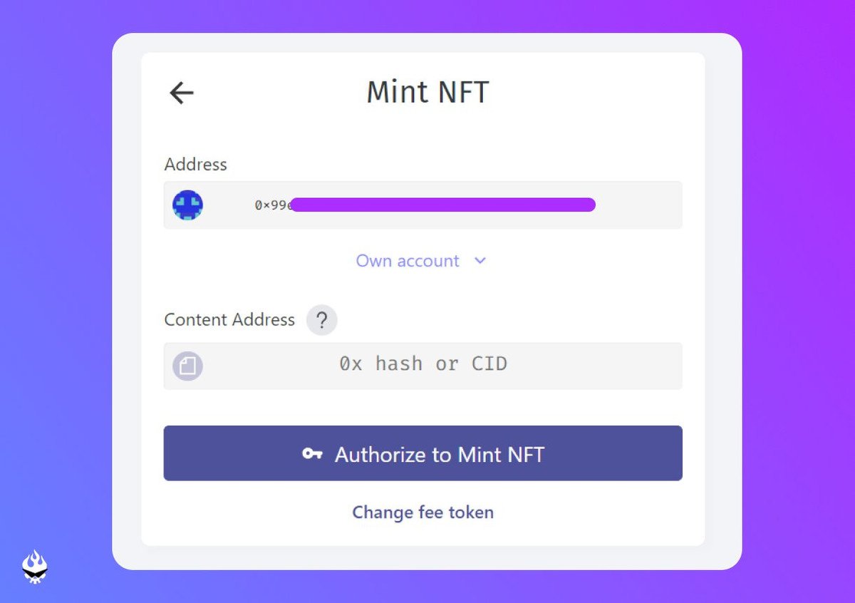 5/ ➣ ZkSync Lite activity.

✧Mint NFT:

⇀ Register at pinata.cloud
⇀ Add Files ➛ File  ➛ Upload pic
⇀ Copy and paste CID here - lite.zksync.io/transaction/nf…
⇀ Sign transaction.

Cost: 1$ ( mint + activate wallet)