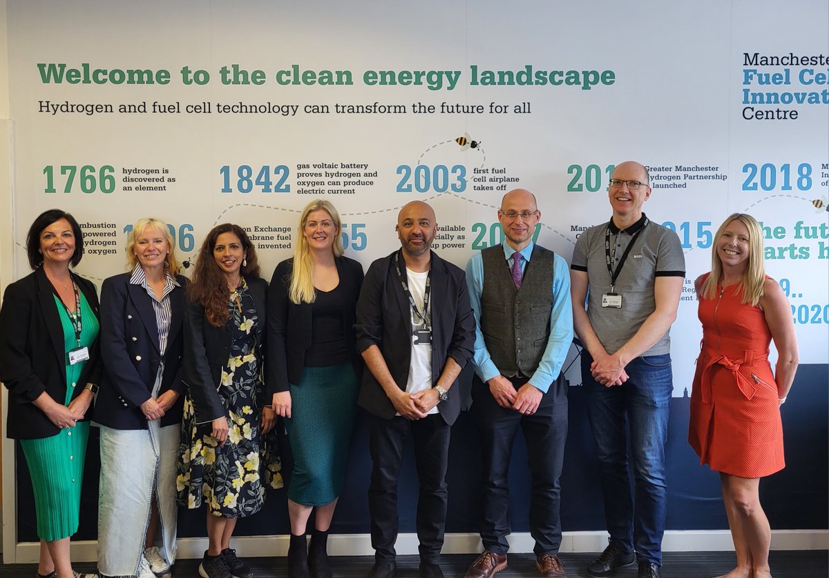 A really interesting Faculty Executive Group visiting the Fuel Cell Innovation Centre. Thanks to @AmerGaffar for the tour and excited to get started on the research and education projects we identified together!
