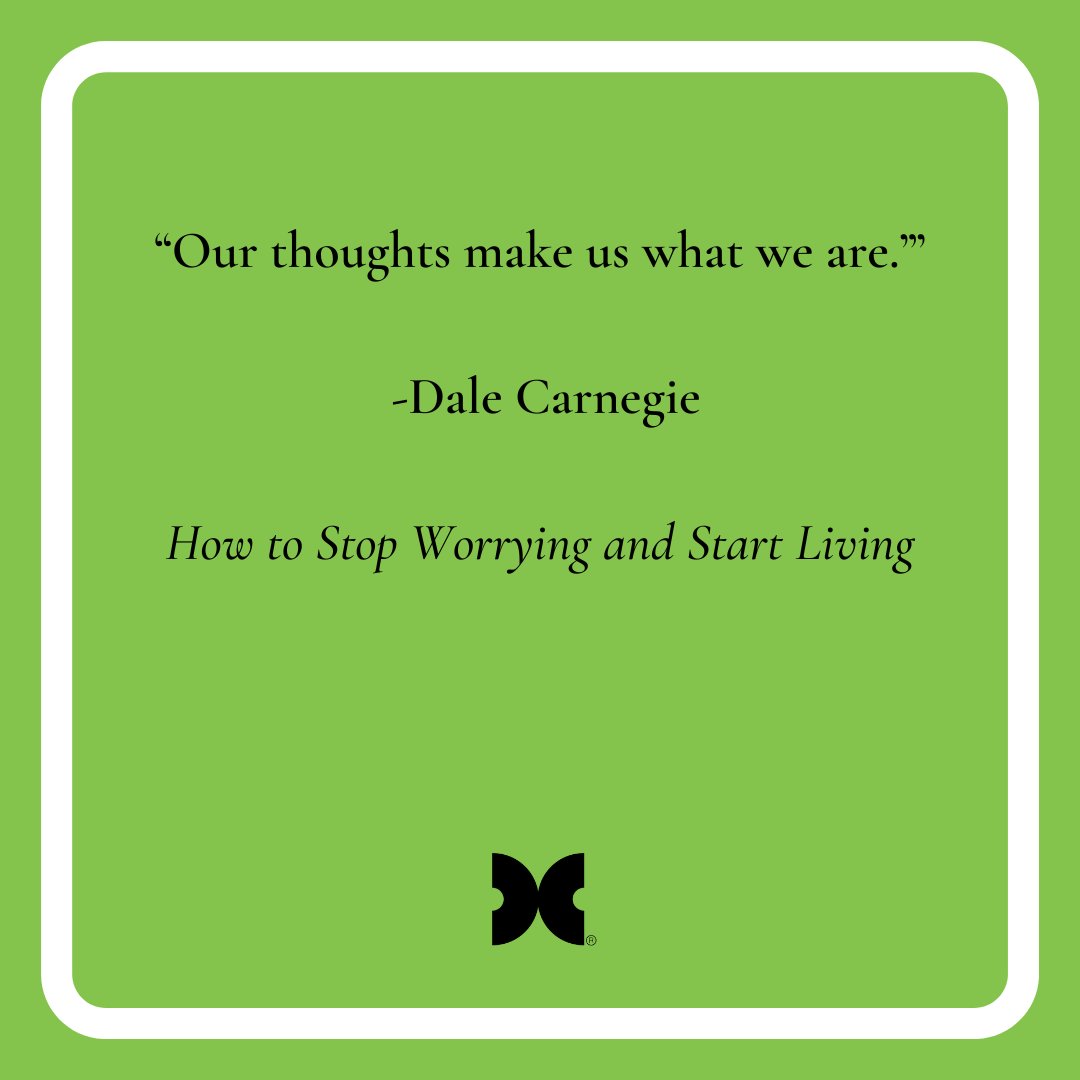 In today's Daily Carnegie, we are reminded of the powerful impact our thoughts have on shaping who we are.

As Dale Carnegie famously said, 'Our thoughts make us what we are.' This statement highlights the importance of cultivating a positive and growth-oriented mindset in order…