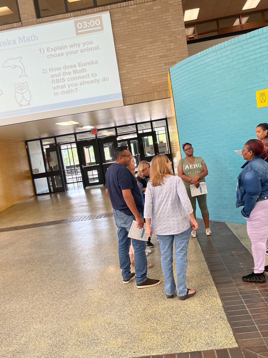 CBaity_16's tweet photo. Great conversations in the Eureka K-5 Teacher Training. @AnjalCarter @KwanitaRandle @HISD_ElemMath https://t.co/l85pWlJwSO