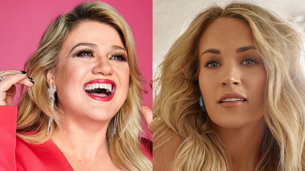 Kelly Clarkson shuts down rumors of “beef” with Carrie Underwood in new interview with @Andy:

“There’s no beef between us — well, there’s nothing between us. We don’t know each other.”