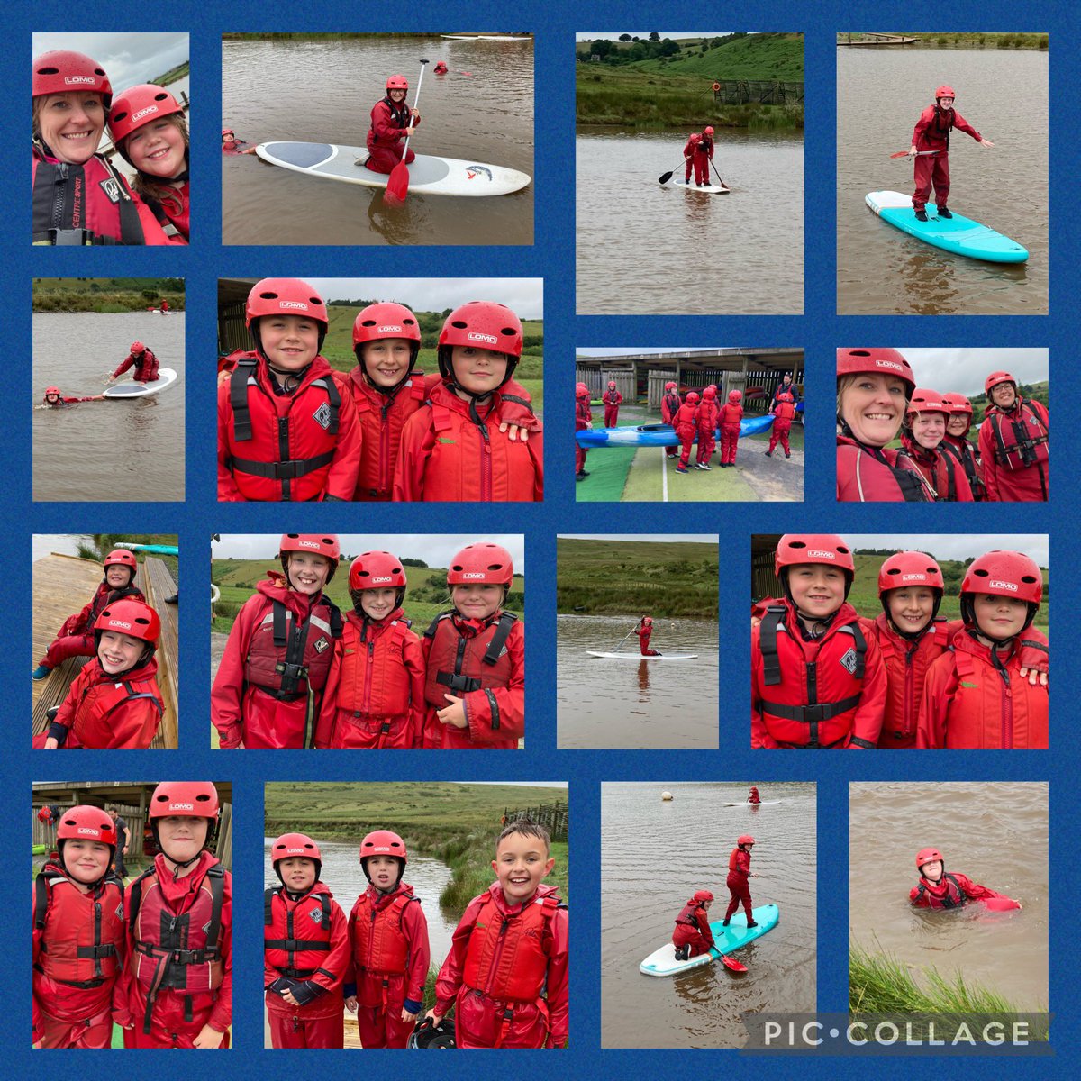 It’s safe to say that we ALL got wet kayaking and paddleboarding…even the teachers! Lots of fun & lots of happy children 😊