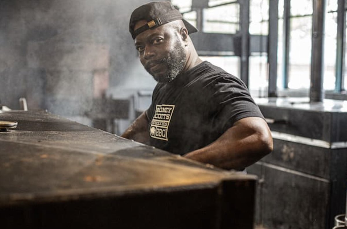 The perfect summer BBQ Bacon Burger recipe from <a href="/PitmasterRS/">Rodney Scott</a>: bit.ly/44oCe5A