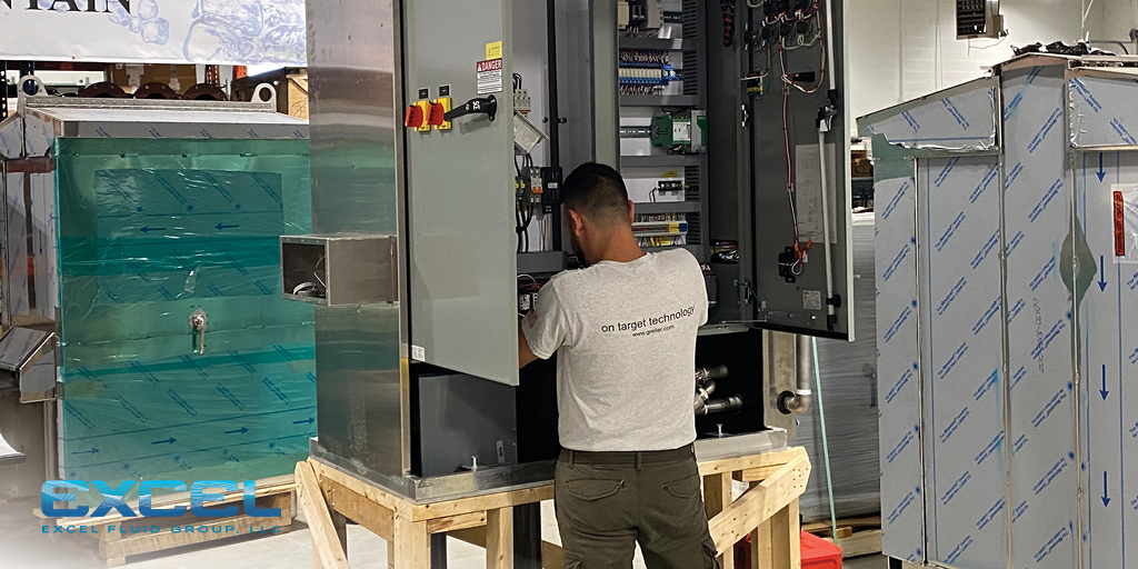 Production is bustling this #WarehouseWednesday! Our team is busy doing everything from building a #fiberglass integrated #pumpstation, testing #pumps and #controlpanels, and shipping out our latest #pump orders. To get your next project, reach out today: hubs.li/Q01V_B5j0